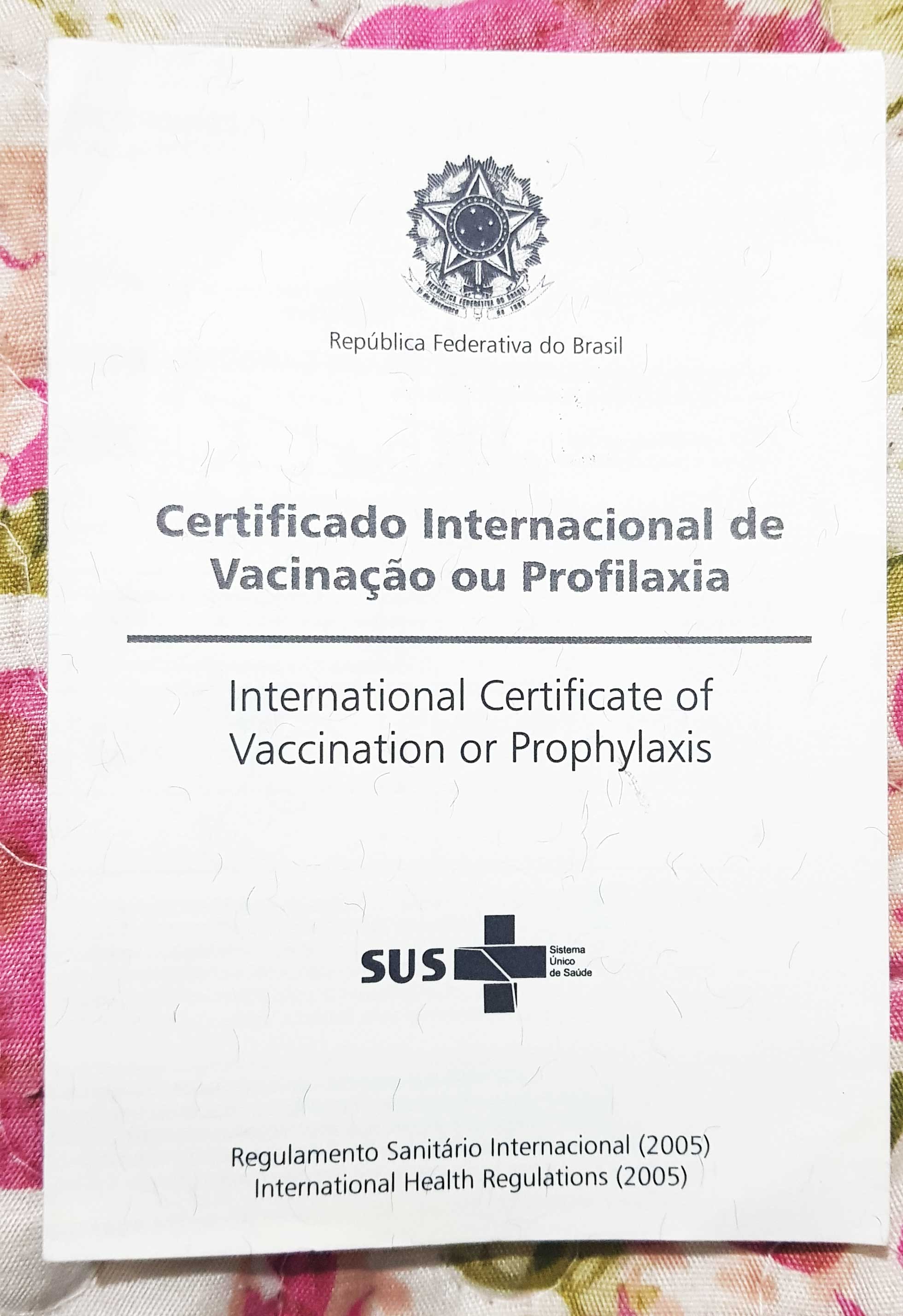 carteira-internacional-de-vacinação